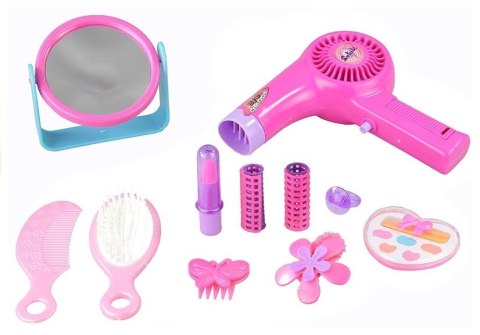 LEAN Toys Zestaw Kosmetyków Kosmetyczka Suszarka na Baterie LEAN Toys Zestaw Kosmetyków Kosmetyczka Suszarka na Baterie