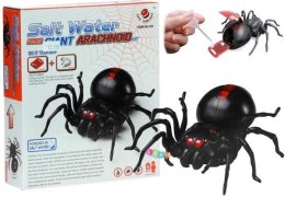LEAN Toys Zestaw Kreatywny Pająk Zasilany Słoną Wodą DIY Czarny
