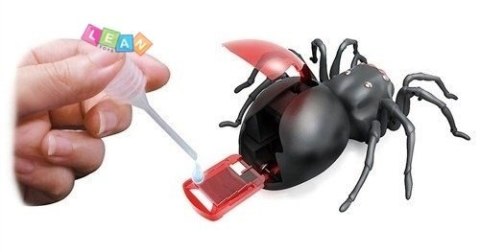 LEAN Toys Zestaw Kreatywny Pająk Zasilany Słoną Wodą DIY Czarny LEAN Toys Zestaw Kreatywny Pająk Zasilany Słoną Wodą DIY Czarny