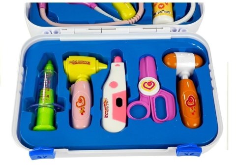 LEAN Toys Zestaw Lekarski Walizka z Akcesoriami dla Lekarza LEAN Toys Zestaw Lekarski Walizka z Akcesoriami dla Lekarza