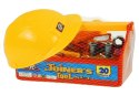 LEAN Toys Zestaw Narzędzi w Skrzynce Majsterkowicz Kask 20 elementów