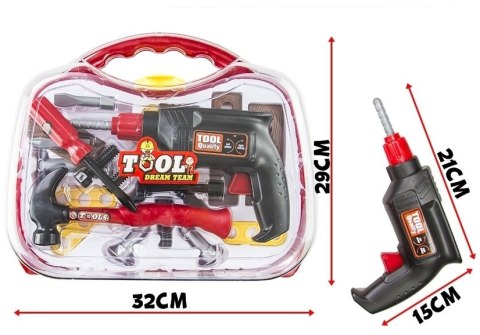 LEAN Toys Zestaw Narzędzi w Walizce Dla Majsterkowicza 22 EL LEAN Toys Zestaw Narzędzi w Walizce Dla Majsterkowicza 22 EL