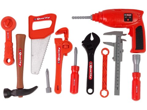 LEAN Toys Zestaw Narzędzi w Walizce Wiertarka Stolik Warsztat Akcesoria LEAN Toys Zestaw Narzędzi w Walizce Wiertarka Stolik Warsztat Akcesoria