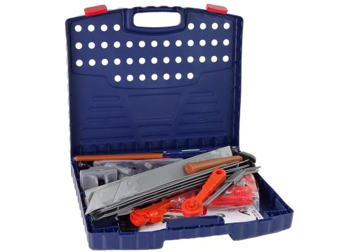 LEAN Toys Zestaw Narzędzi w Walizce Wiertarka Stolik Warsztat Akcesoria LEAN Toys Zestaw Narzędzi w Walizce Wiertarka Stolik Warsztat Akcesoria