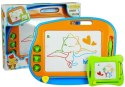 LEAN Toys Znikopis Tablica Magnetyczna 2w1 Mała i Duża 3 Pieczątki