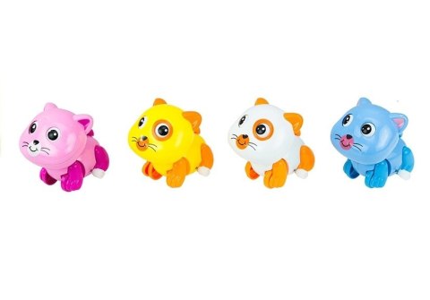 LEAN Toys Zwierzątka Nakręcane Kotki Chodzą Ruszają Ogonem LEAN Toys Zwierzątka Nakręcane Kotki Chodzą Ruszają Ogonem