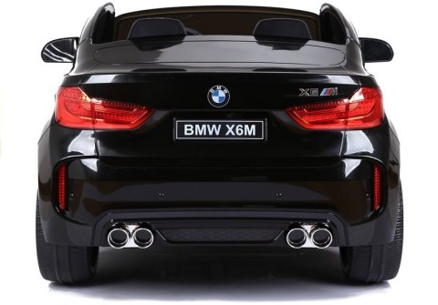 LEAN CARS Auto Na Akumulator BMW X6M Czarne Dwuosobowy Fotel LEAN CARS Auto Na Akumulator BMW X6M Czarne Dwuosobowy Fotel