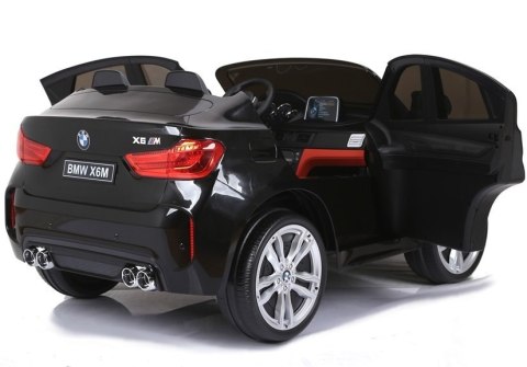 LEAN CARS Auto Na Akumulator BMW X6M Czarne Dwuosobowy Fotel LEAN CARS Auto Na Akumulator BMW X6M Czarne Dwuosobowy Fotel