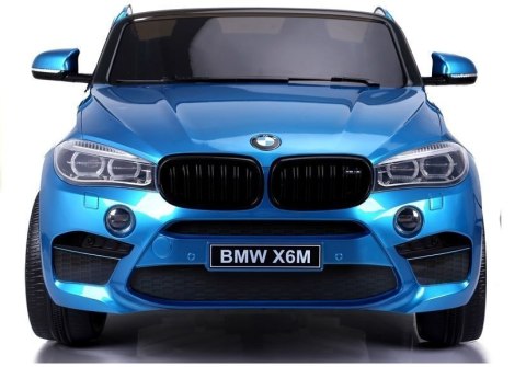 LEAN CARS Auto Na Akumulator BMW X6M Niebieskie Lakierowane LEAN CARS Auto Na Akumulator BMW X6M Niebieskie Lakierowane