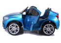LEAN CARS Auto Na Akumulator BMW X6M Niebieskie Lakierowane