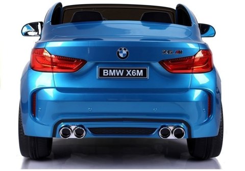 LEAN CARS Auto Na Akumulator BMW X6M Niebieskie Lakierowane LEAN CARS Auto Na Akumulator BMW X6M Niebieskie Lakierowane