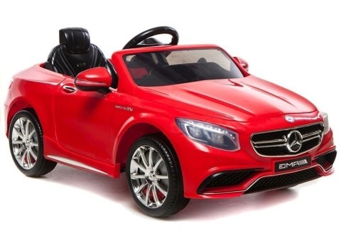 LEAN CARS Auto Na Akumulator Mercedes S63 AMG Czerwony LEAN CARS Auto Na Akumulator Mercedes S63 AMG Czerwony