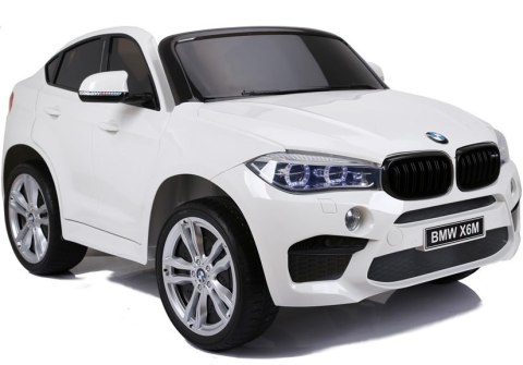 LEAN CARS Auto Na Akumulator NOWE BMW X6M Białe LEAN CARS Auto Na Akumulator NOWE BMW X6M Białe