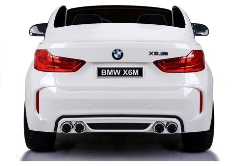 LEAN CARS Auto Na Akumulator NOWE BMW X6M Białe LEAN CARS Auto Na Akumulator NOWE BMW X6M Białe