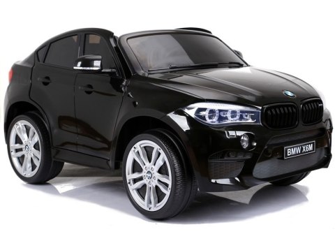 LEAN CARS Auto Na Akumulator Nowe BMW X6M Czarne Lakierowane LEAN CARS Auto Na Akumulator Nowe BMW X6M Czarne Lakierowane