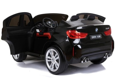LEAN CARS Auto Na Akumulator Nowe BMW X6M Czarne Lakierowane LEAN CARS Auto Na Akumulator Nowe BMW X6M Czarne Lakierowane