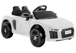 LEAN CARS Auto na Akumulator Audi R8 Spyder Biały