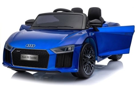 LEAN CARS Auto na Akumulator Audi R8 Spyder Niebieskie Lakierowane LEAN CARS Auto na Akumulator Audi R8 Spyder Niebieskie Lakierowane