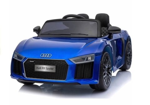 LEAN CARS Auto na Akumulator Audi R8 Spyder Niebieskie Lakierowane LEAN CARS Auto na Akumulator Audi R8 Spyder Niebieskie Lakierowane