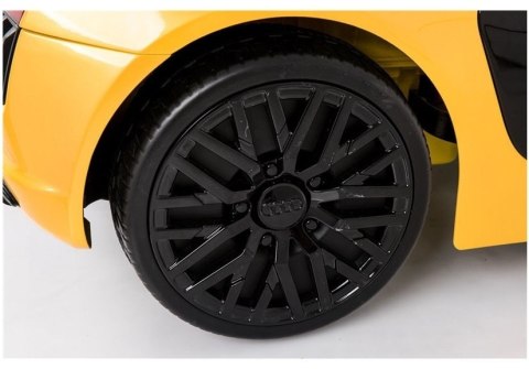 LEAN CARS Auto na Akumulator Audi R8 Spyder Żółty LEAN CARS Auto na Akumulator Audi R8 Spyder Żółty