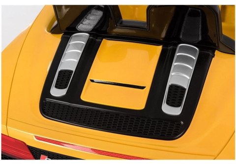 LEAN CARS Auto na Akumulator Audi R8 Spyder Żółty LEAN CARS Auto na Akumulator Audi R8 Spyder Żółty