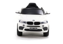 LEAN CARS Auto na Akumulator BMW X6 Białe Skóra, EVA