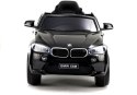 LEAN CARS Auto na Akumulator BMW X6 Czarne Skóra, EVA