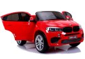 LEAN CARS Auto na Akumulator NOWE BMW X6M Czerwone