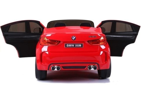 LEAN CARS Auto na Akumulator NOWE BMW X6M Czerwone LEAN CARS Auto na Akumulator NOWE BMW X6M Czerwone