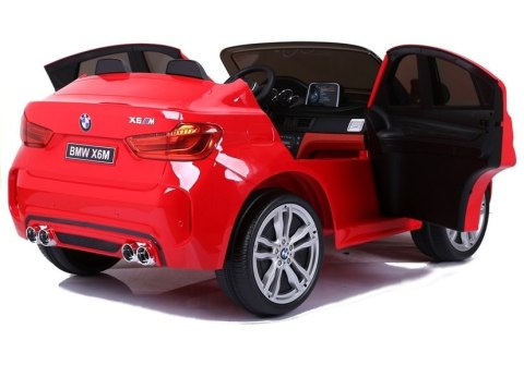LEAN CARS Auto na Akumulator NOWE BMW X6M Czerwone LEAN CARS Auto na Akumulator NOWE BMW X6M Czerwone