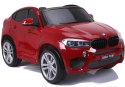 LEAN CARS Auto na Akumulator Nowe BMW X6M Czerwone Lakierowane