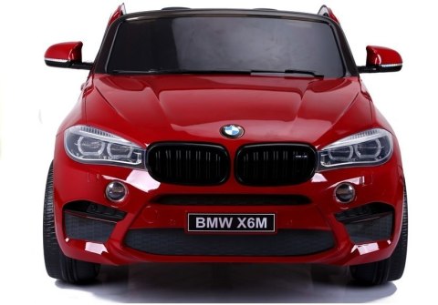 LEAN CARS Auto na Akumulator Nowe BMW X6M Czerwone Lakierowane LEAN CARS Auto na Akumulator Nowe BMW X6M Czerwone Lakierowane