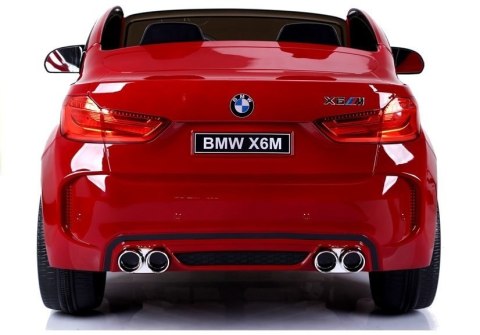 LEAN CARS Auto na Akumulator Nowe BMW X6M Czerwone Lakierowane LEAN CARS Auto na Akumulator Nowe BMW X6M Czerwone Lakierowane