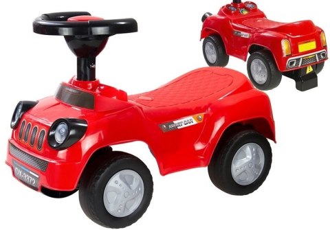 LEAN CARS Jeździk Auto Dla Maluszka Piszczek Sport Czerwony LEAN CARS Jeździk Auto Dla Maluszka Piszczek Sport Czerwony