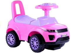 LEAN CARS Jeździk dla Malucha 613W Gra + Świeci Różowy