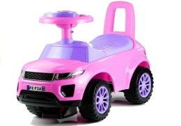 LEAN CARS Jeździk dla Malucha 613W Gra + Świeci Różowy