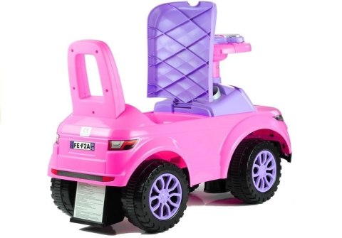 LEAN CARS Jeździk dla Malucha 613W Gra + Świeci Różowy LEAN CARS Jeździk dla Malucha 613W Gra + Świeci Różowy