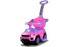 LEAN CARS Jeździk z Pchaczem 614W Różowy