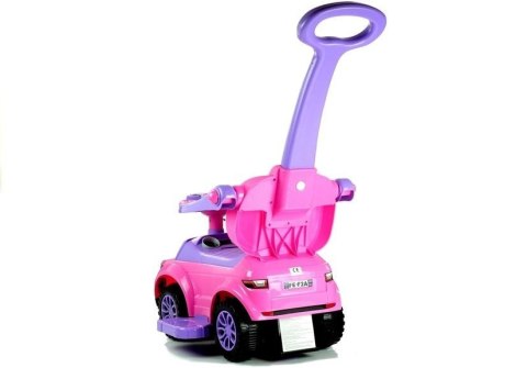 LEAN CARS Jeździk z Pchaczem 614W Różowy LEAN CARS Jeździk z Pchaczem 614W Różowy