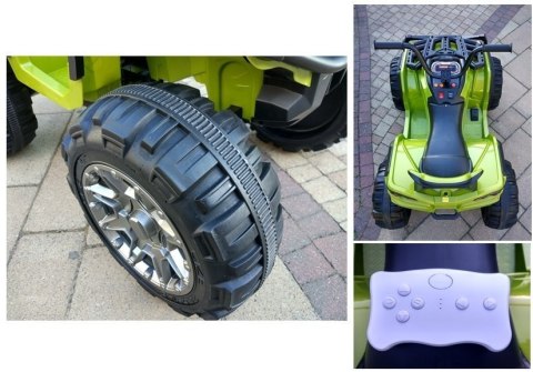 LEAN CARS Quad Na Akumulator R/C BDM0906 Zielony LEAN CARS Quad Na Akumulator R/C BDM0906 Zielony