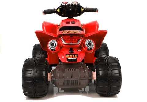 LEAN CARS Quad na Akumulator Duże Koła Czerwony LEAN CARS Quad na Akumulator Duże Koła Czerwony