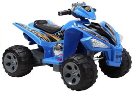 LEAN CARS Quad na akumulator Duże Koła Niebieski
