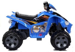 LEAN CARS Quad na akumulator Duże Koła Niebieski