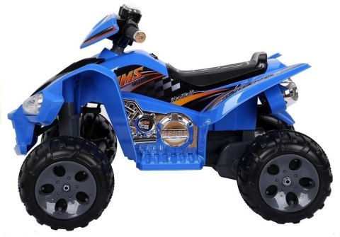 LEAN CARS Quad na akumulator Duże Koła Niebieski LEAN CARS Quad na akumulator Duże Koła Niebieski