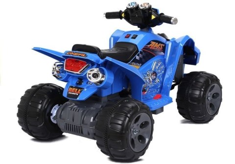 LEAN CARS Quad na akumulator Duże Koła Niebieski LEAN CARS Quad na akumulator Duże Koła Niebieski