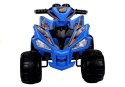 LEAN CARS Quad na akumulator Duże Koła Niebieski