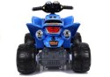 LEAN CARS Quad na akumulator Duże Koła Niebieski