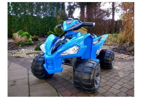 LEAN CARS Quad na akumulator Duże Koła Niebieski LEAN CARS Quad na akumulator Duże Koła Niebieski