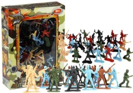 LEAN TOYS Duży Zestaw Żołnierzyków Militarny Wojsko Armia Figurki