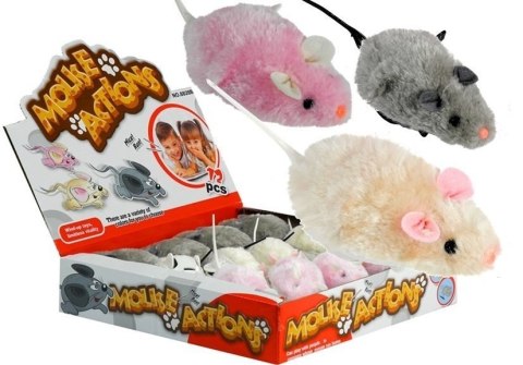 LEAN TOYS Mysz Nakręcana Myszka Jeździ Rusza Ogonem LEAN TOYS Mysz Nakręcana Myszka Jeździ Rusza Ogonem